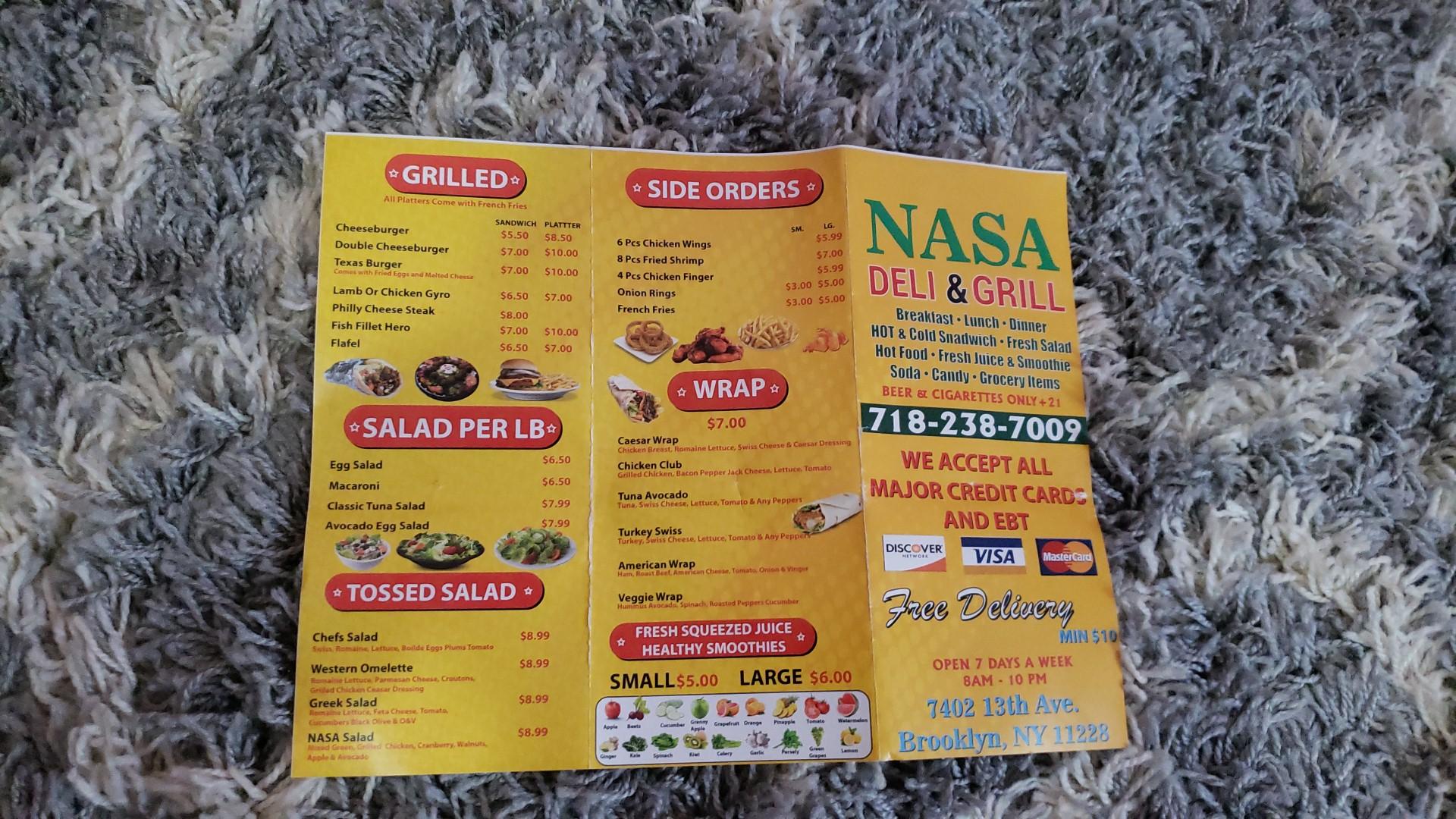 Nasa Deli & Grill